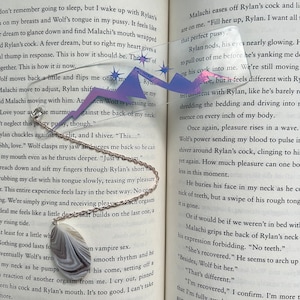 Acotar bookmark/ cute bookmark/ bookmark with tassel/ book lovers gift/ unique gift/ night court/ acomaf