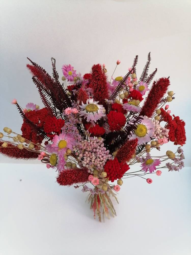 Bouquet de Fleurs Séchées Naturelle et Stabilisées