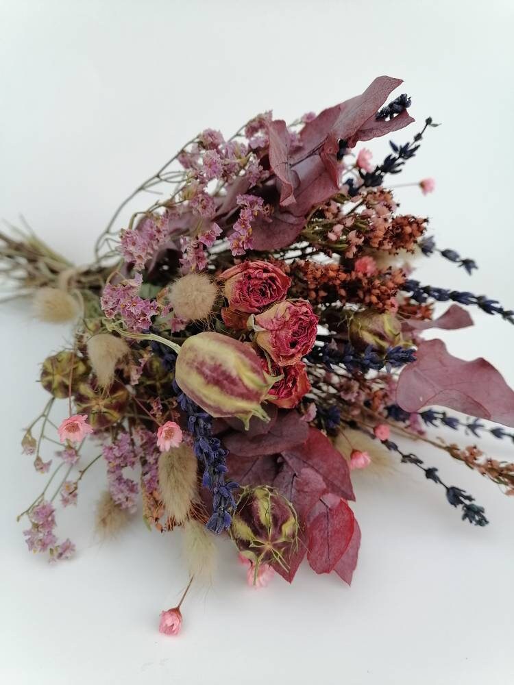 Bouquet Fleurs Séchées Naturelle et Stabilisées