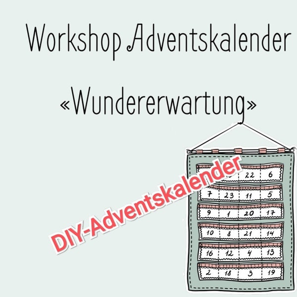 DIY-Adventskalender (Digital-Datei mit Anleitung) Deutsche und Russische Sprache