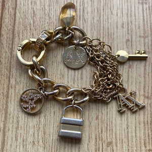 Rare vintage gold plated luxury bracelet Armani Exchange!great gift to Armani lovers