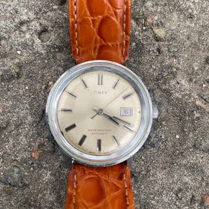 Rare Vintage Timex Mechanical Watch from the 1970s – Perfect Gift for a Watch Collector