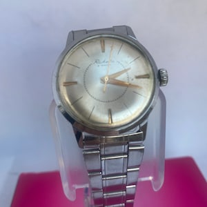 Vintage costume science watch Raketa (Rocket ) export version. Manual winding,vitage ussr wrist watch,raketa wrist watch.Exelent gift!