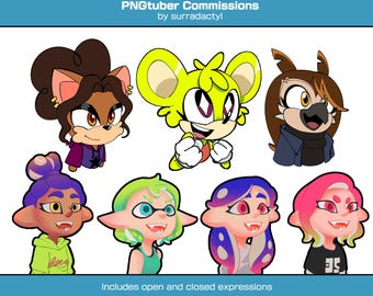Custom PNG-tuber Drawings