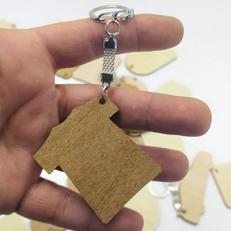 Keyrings Template Svg Laser Cut File Keychains Blanks Svg Etsy New