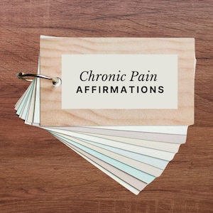 Chronische Schmerzen Positive Affirmationskarten | Migräne | Kiefergelenk | Chronische Krankheit | Löffel | Fibromyalgie | Palliativ | Pflege | Rückenschmerzen