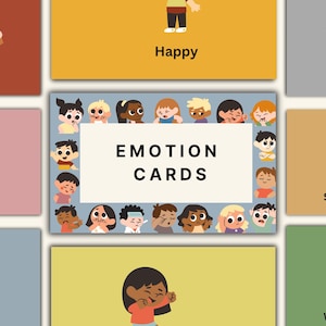Communication Cards | Emotions, Feelings | Childrens Mental Health | Non-verbal | Autism | SEN Educational needs | Printable | Psychologist