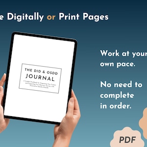 DID & OSDD Workbook | Trauma-Informed System Journal and Recovery Tools (digital pdf) image 4