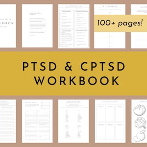 The PTSD & CPTSD Workbook | Journal | Self-Help | Trauma Recovery/Healing | Therapy | Digital | (Complex) Post Traumatic Stress Disorder
