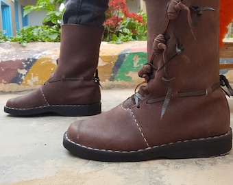 viking shoes, historical larp & sca shoes