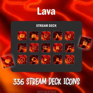 Iconos de la baraja Lava Stream: 336 botones Elgato (descarga digital)
