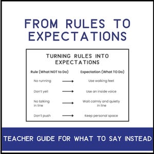 Rules vs. Expectations | A Teacher Guide to Shifting Classroom Language
