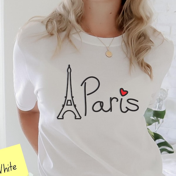 Paris France Shirt | Eiffel Tower T-Shirt | Paris France T-Shirt | Travel Clothing T-Shirt | Eiffel Tower Shirt | Vacation In Paris Shirt