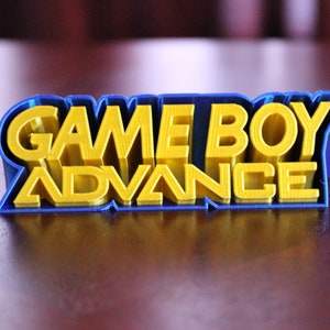Gameboy Advance 3D Sign
