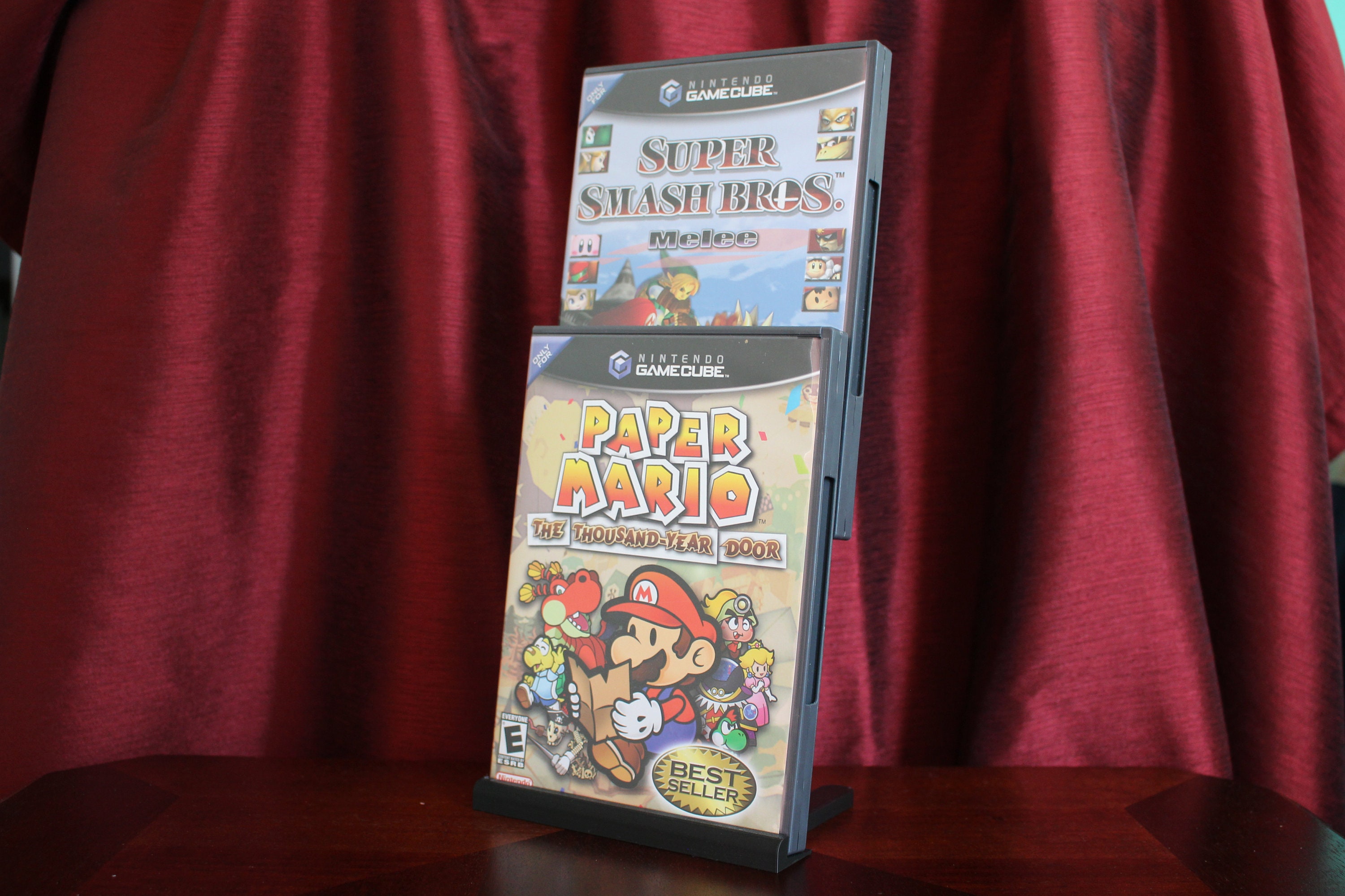Video Game Case Display Stand for Gamecube, Wii, PS2, Xbox, Xbox 360 ...