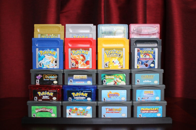 Gameboy Game Cartridge Riser Display Tower - Etsy