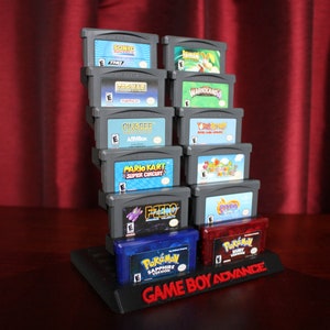 ライザーとゲームボーイアドバンスゲームカートリッジスタンドコンボ