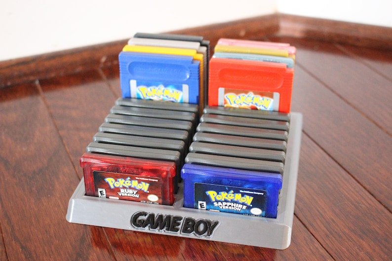 Gameboy Game Cartridge Display Holder Multiple Options Etsy