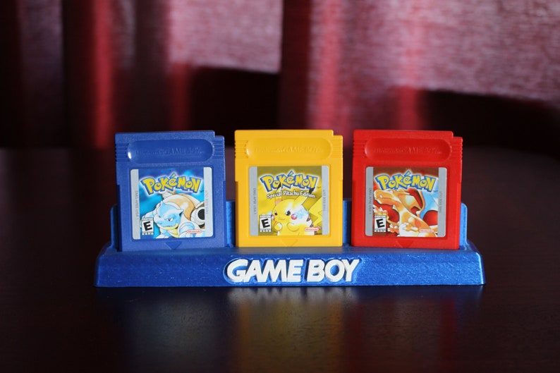 Three Game Boy Cartridge Display Holder
