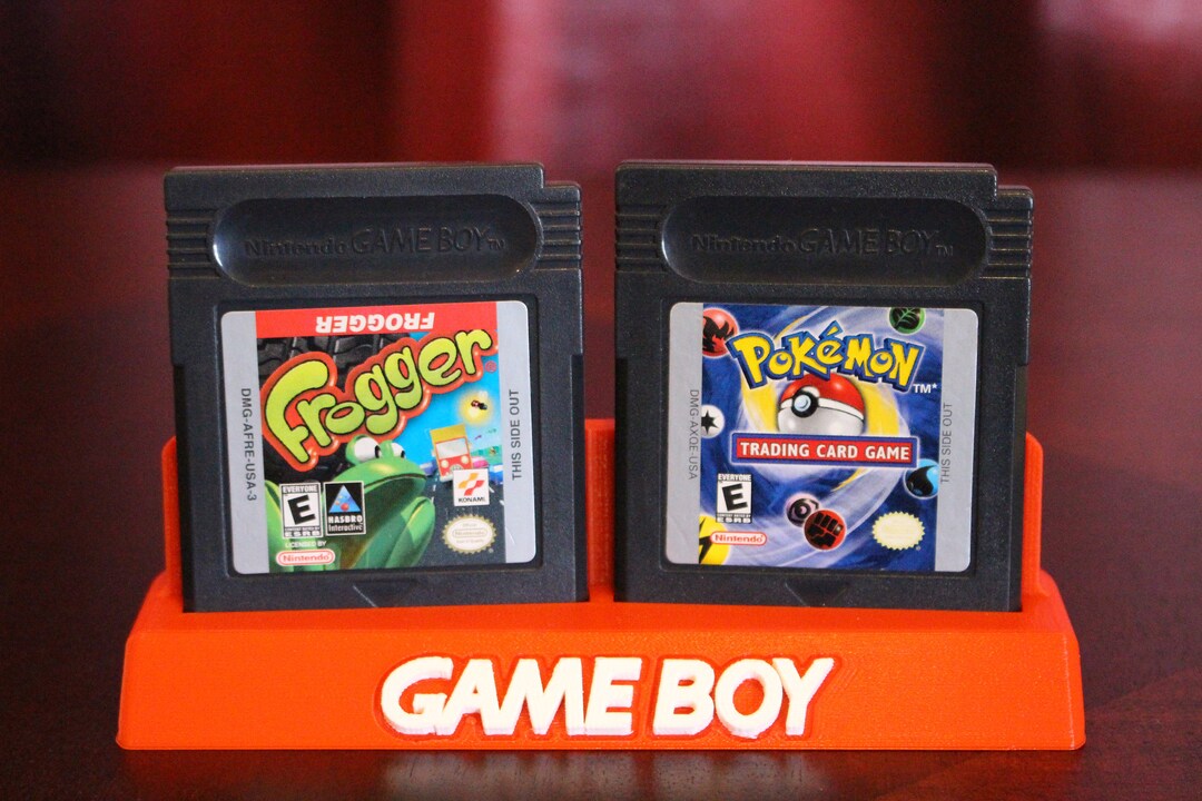 Two Game Boy Cartridge Display Holder Etsy