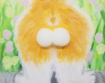Buy Spring Fuzzy Cat Balls Acrylic 6x6 Inches Painting Nyantama Online In India Etsy