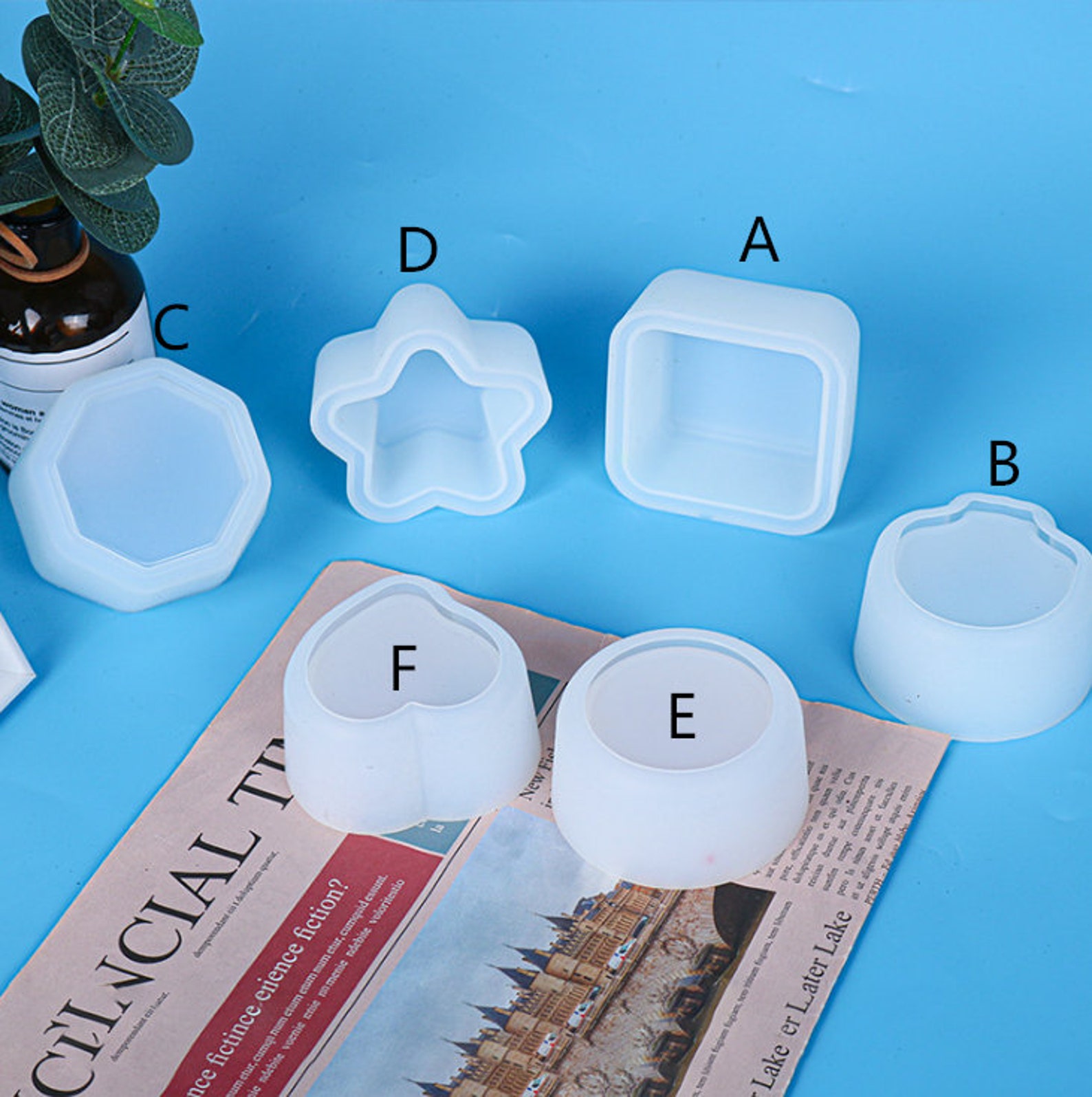 Flower Pot Silicone Resin Molds Bowl Dishes Mold Storage Etsy