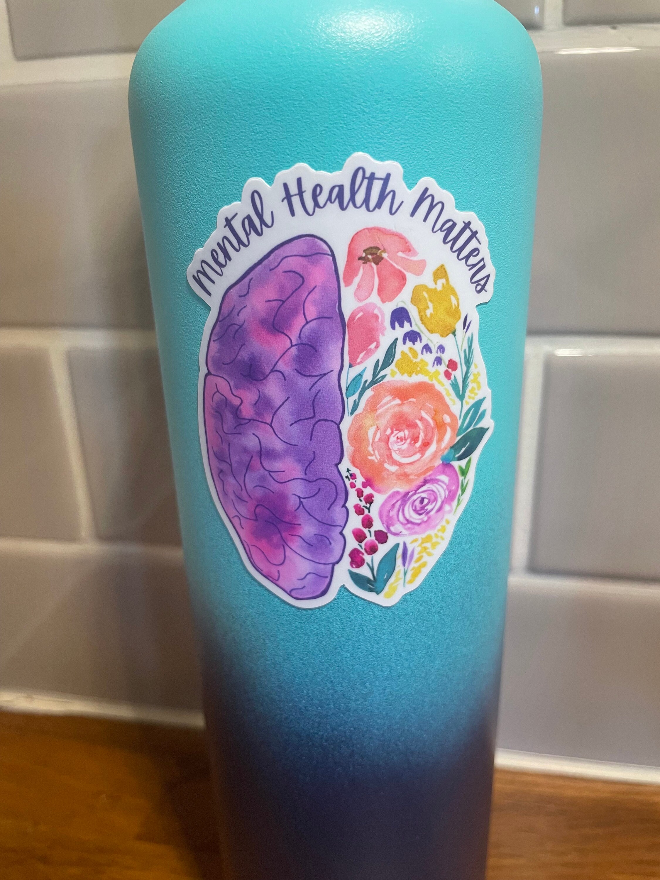 Mental Health Matters Vinyl Sticker: Mental Health Awareness Decal ...