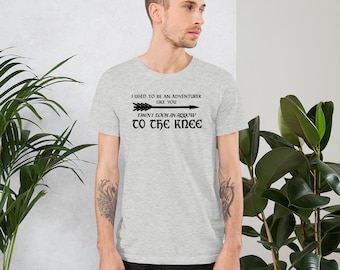 Arrow To The Knee (Dark) Short-Sleeve Unisex T-Shirt
