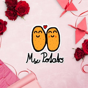 Mi pegatina sin burbujas de patata
