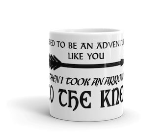 Arrow To The Knee (Dark) Mug