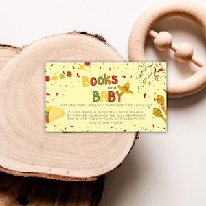 Taco About Baby, livres pour bébé, insert pour carte