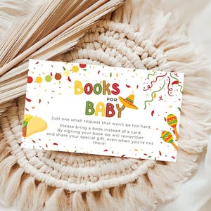 Taco About Baby, livres pour bébé, insert pour carte