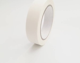 Eco-Friendly White Paper Packaging Tape: 25mm Recyclable Kraft Tape