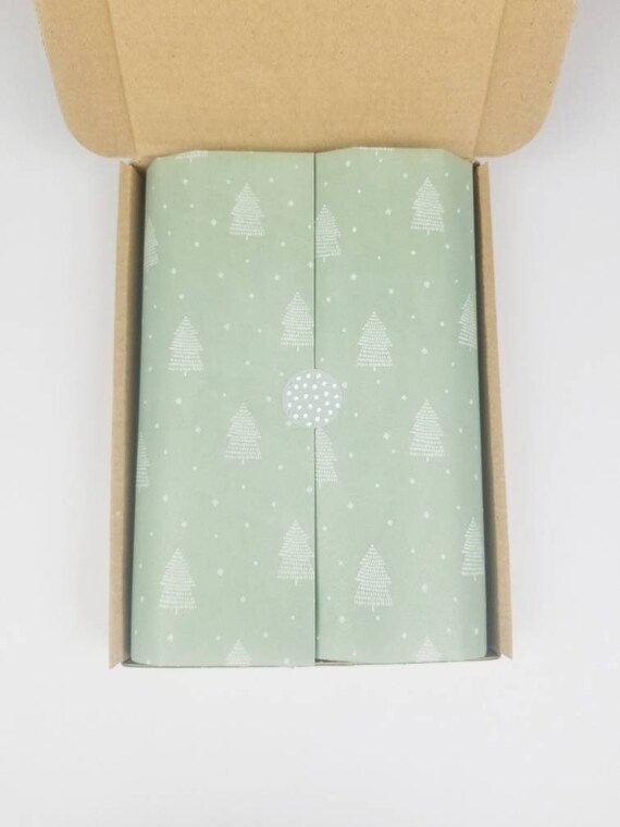 Sage Green Polka Dot Tissue Paper, Eco Friendly Soy Based Inks, White  Spotty Pattern on Green, Recycled & Recyclable. Made in the UK 