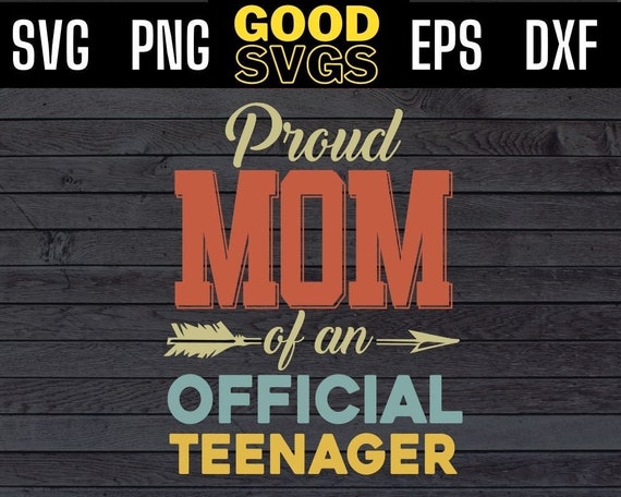 Proud Mom Of An Official Teenager, 13th Birthday Party Shirt Proud Mom Of An Official Teenager, 13th Birthday Party Shirt