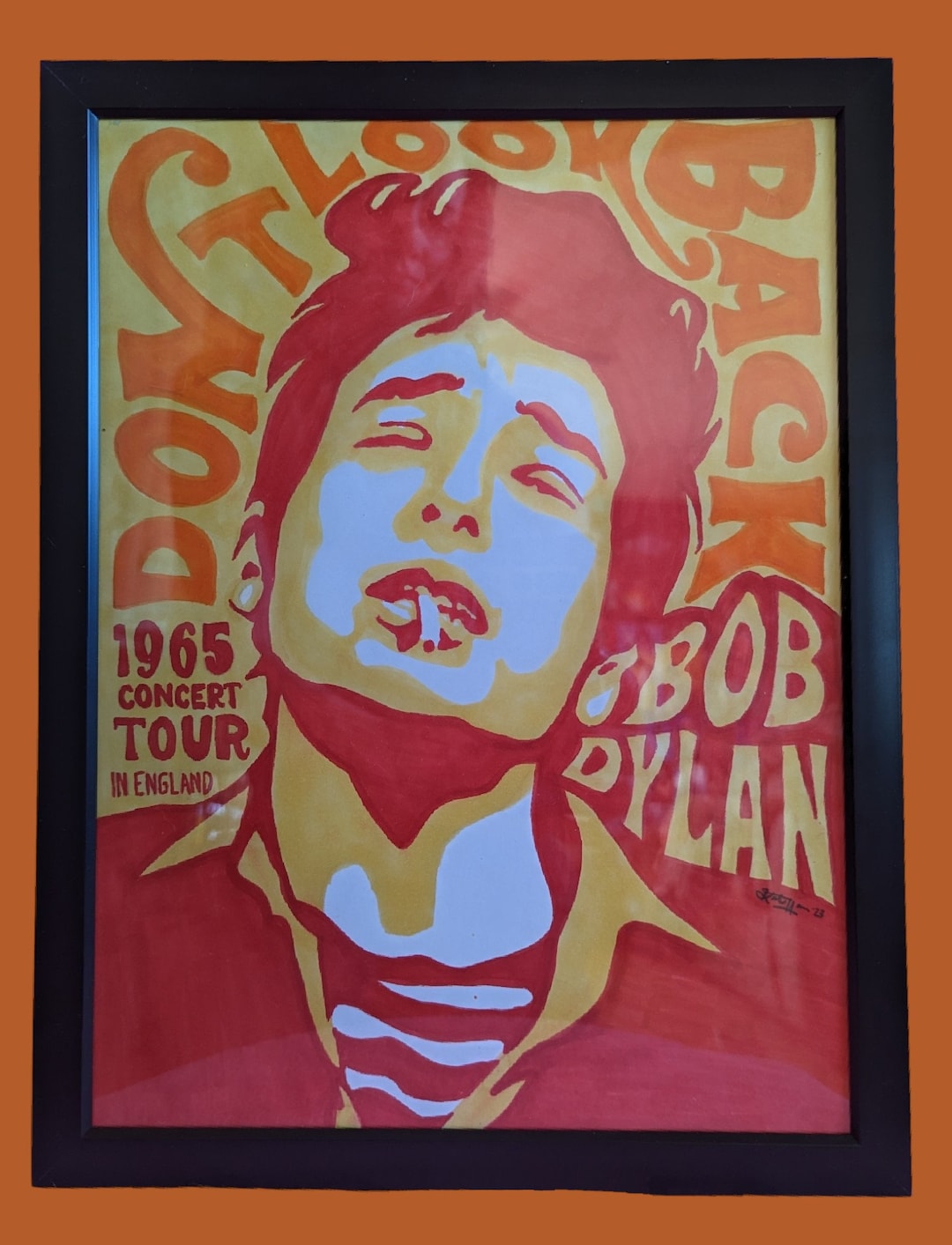 Bob Dylan Tour Poster Etsy