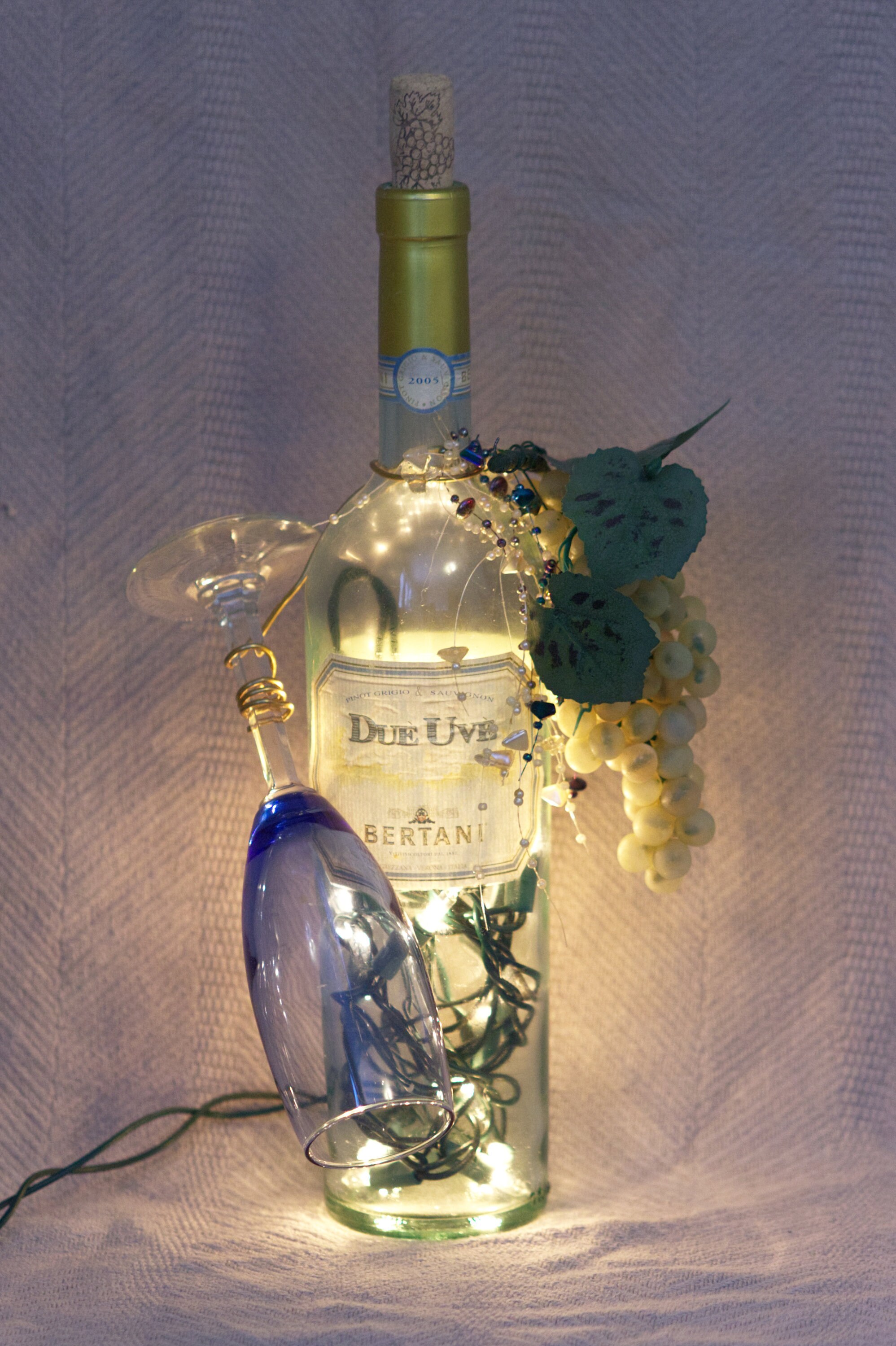 Lighted Wine Bottle Etsy