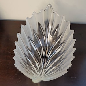 Ciotola in cristallo satinato Mikasa Walther Glass, Germania, 11&quot;