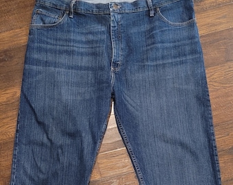 Vintage Wrangler Mens Jeans 42x30 Blue Denim Western Cowboy Pants