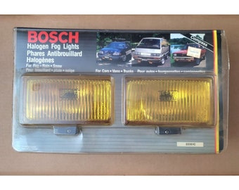 Vintage Bosch Halogen Fog Lights Phares For Fog Rain Snow 22351C