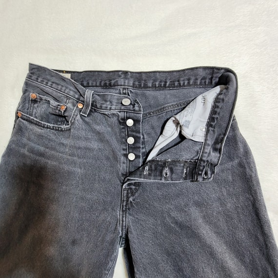 Vintage Levis Big E Black Jeans Button Fly 31W x 30L