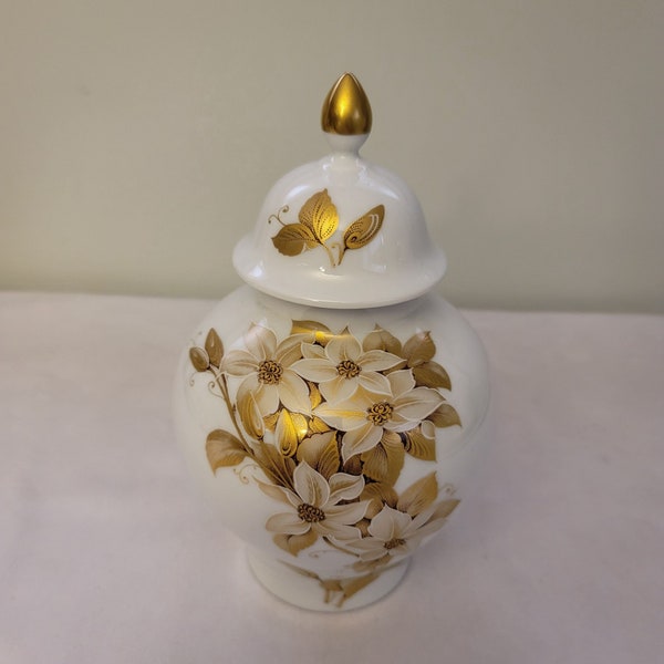 White Ginger Jar Etsy