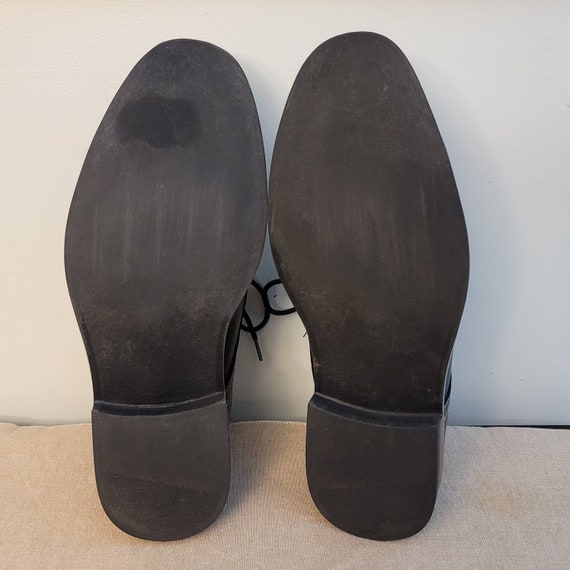 Mens Leather Black Shoes Dexter Comfort Memory Foam L… - Gem