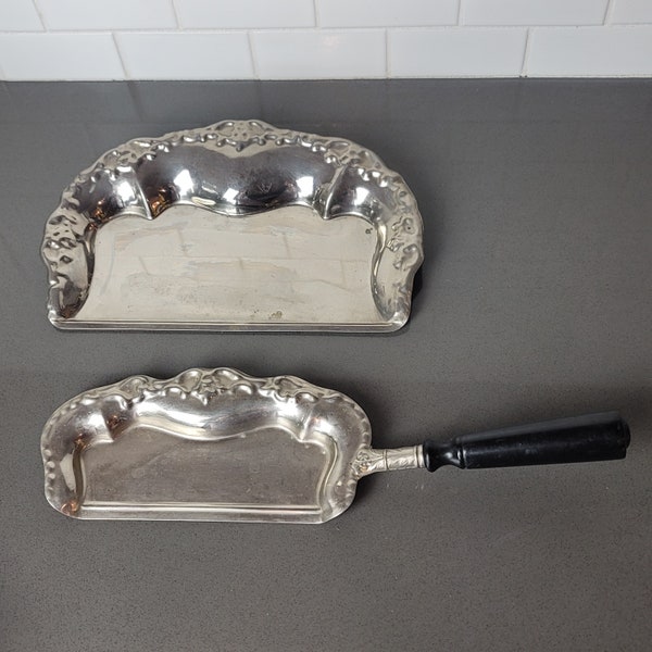 Vintage Silver Plated Dust Crumb Pan Catcher