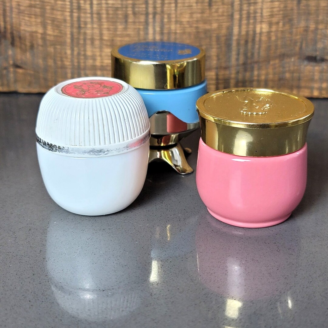 Vintage Cold Cream Milk Glass Bottles Yardley AVON Etsy