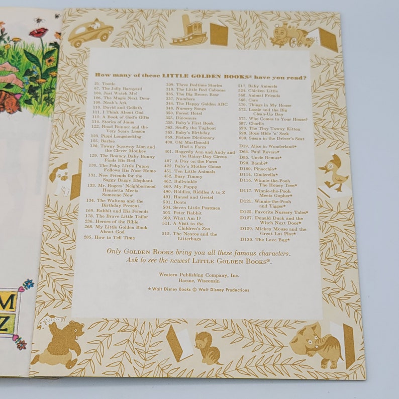 Vintage the Little Golden Book Riddles Riddles From A to Z Hardcover - Etsy