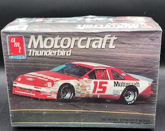 1990 AMT Ertl MORGAN SHEPHERD 15 Motorcraft Thunderbird Model Kit New In Box