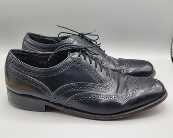 Florsheim Mens Oxford Dress Shoe 9 3E Black Lace Up - Etsy display picture 2