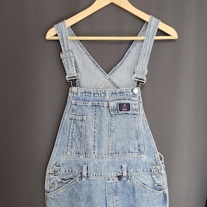 Vintage Calvin Klein Jeans Overall Latz Damen Kleine Distressed Carpenter Arbeitskleidung