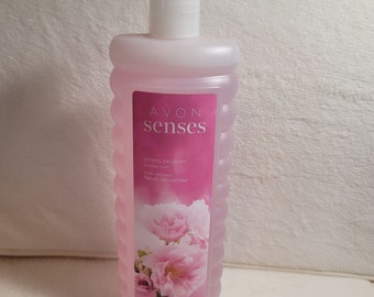 Vintage AVON Senses Bubble Bath Cherry Blossom